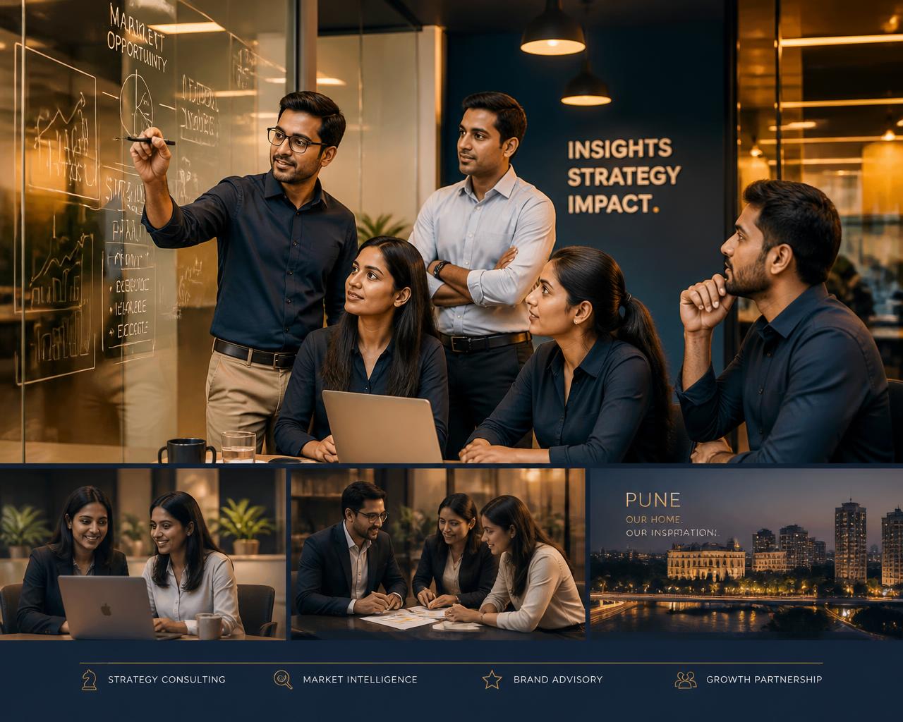 WeConnect4U consulting team planning a brand growth strategy in Pune